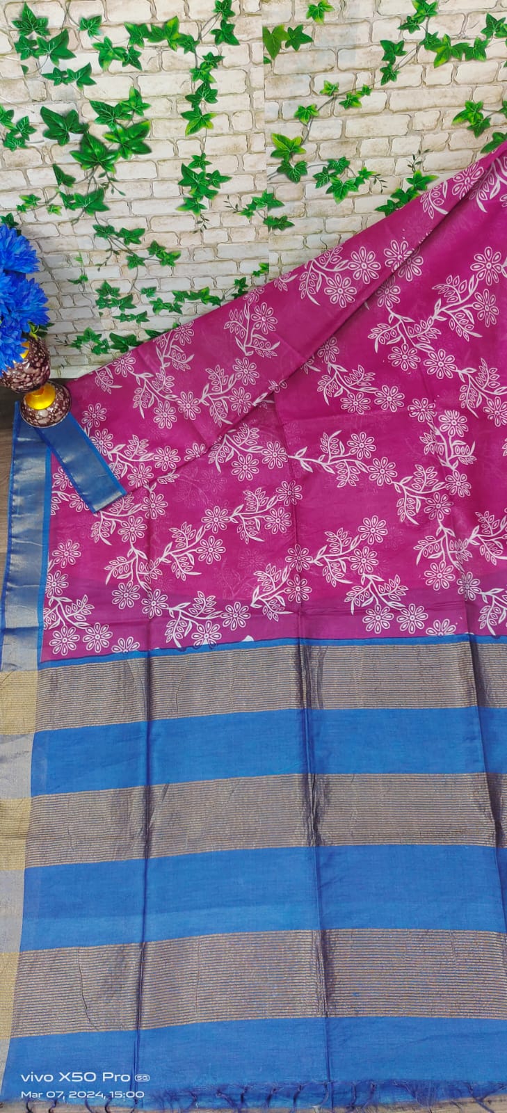 Manya | JAYSHREE SILK SAREE WITH BEAUTIFUL SCREEN PRINT