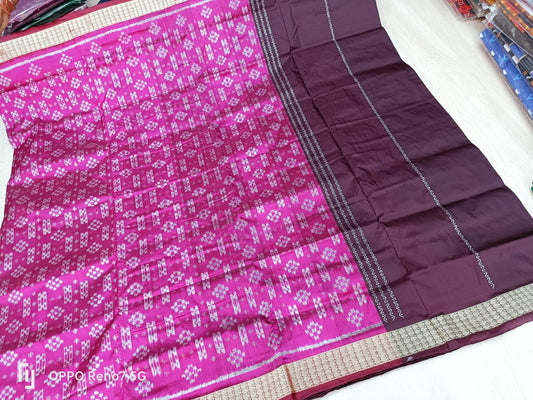 Mekhala | Sambalpuri Print On Kochi Silk