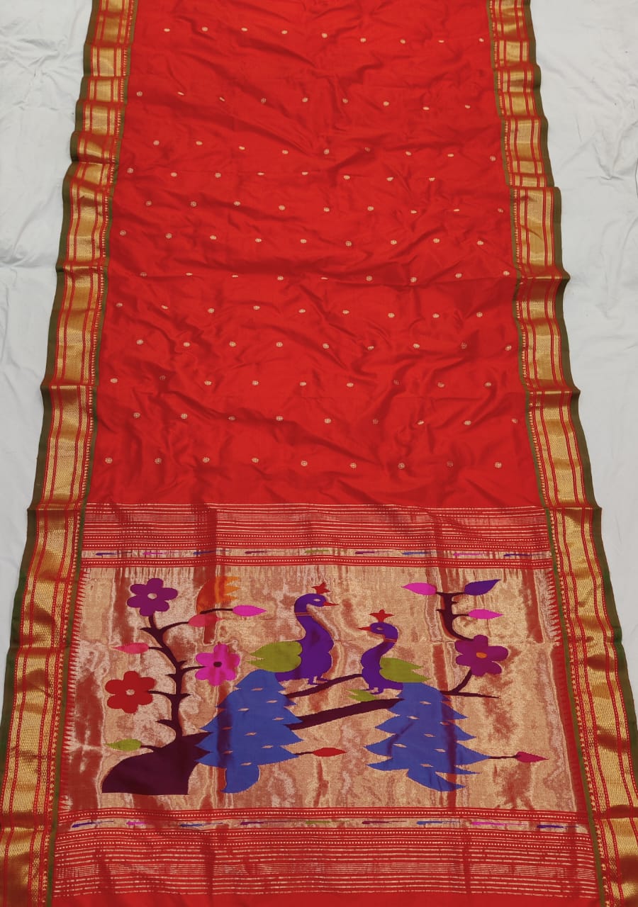 Gardenbes | pure silk handloom paithani