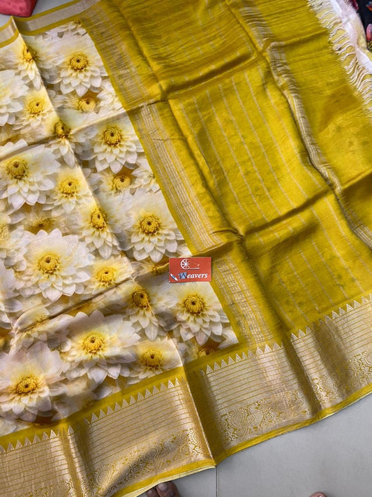 Adina | Pure Handloom Mangalagiri Cottonsilk Saree