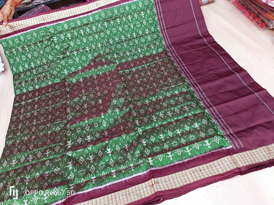 Megha | Sambalpuri Print On Kochi Silk