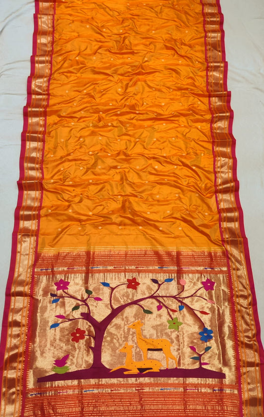 Rati | Yeola Fancy Paithani Pure Silk Handloom Saree