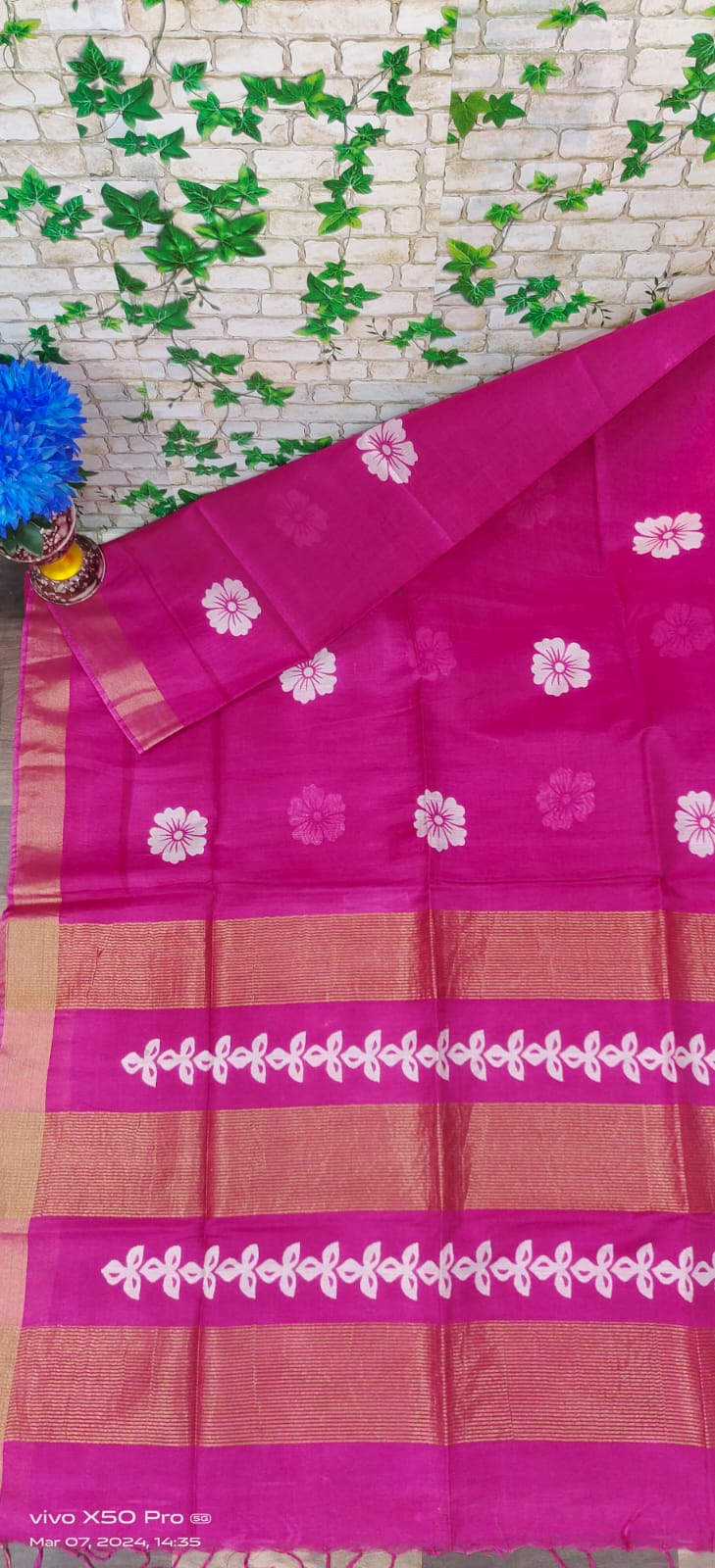 Mugdha | JAYSHREE SILK SAREE WITH BEAUTIFUL SCREEN PRINT