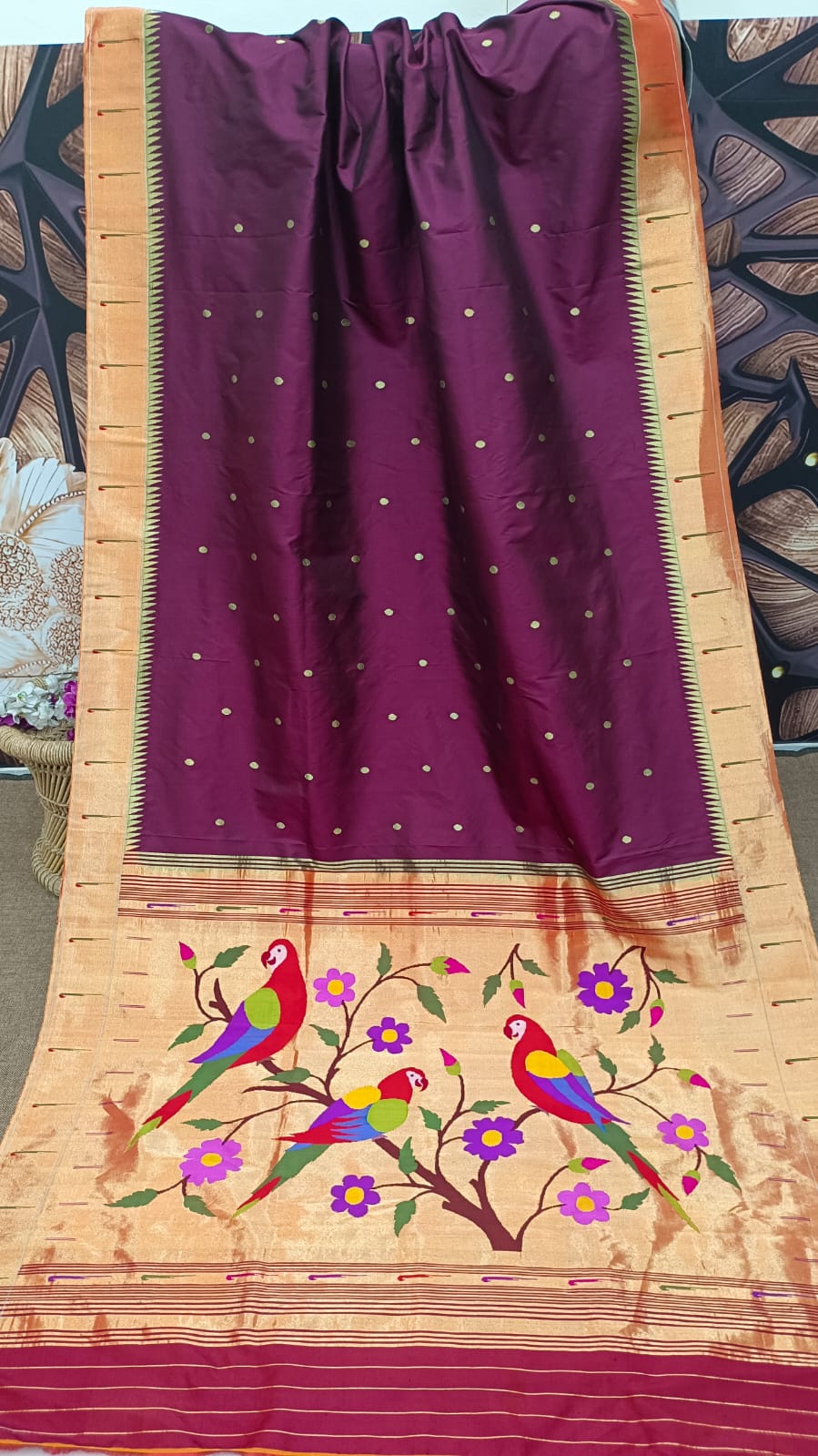 Sudiksha | SINGLE MUNIYA BROCADE PAITHANI SAREE