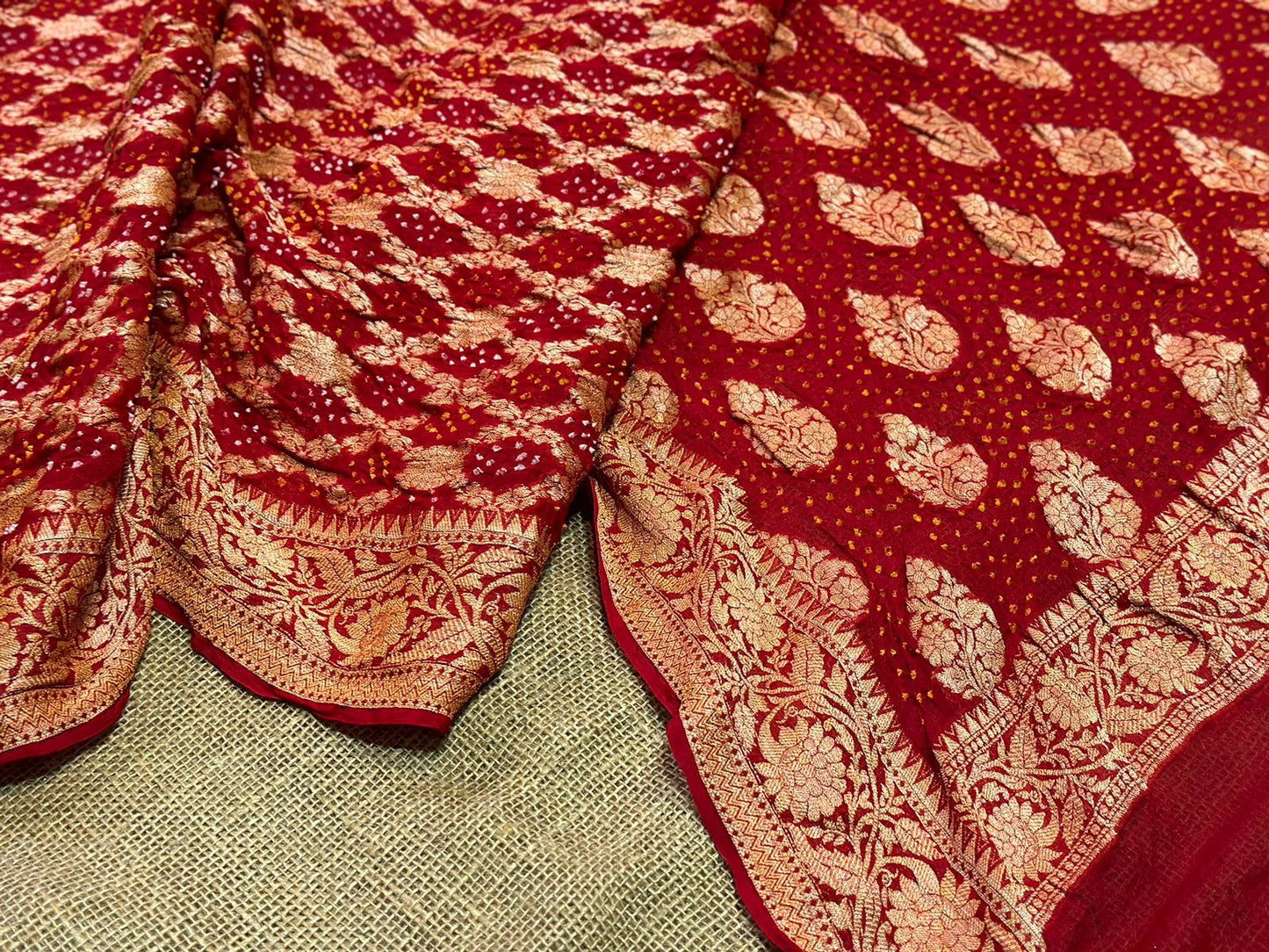 Karunya | Banarasi Bandhej Saree