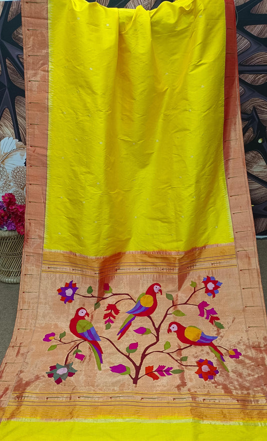 Tripti | SINGLE MUNIYA BROCADE PAITHANI SAREE