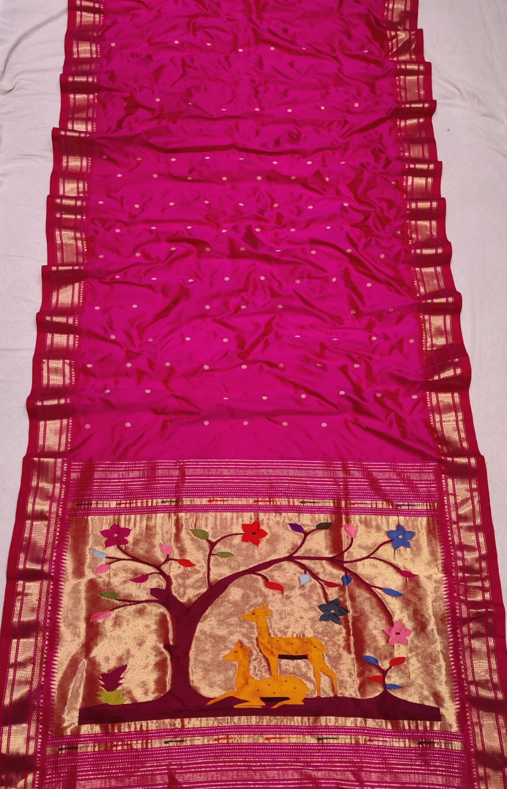 Sadha | Yeola Fancy Paithani Pure Silk Handloom Saree