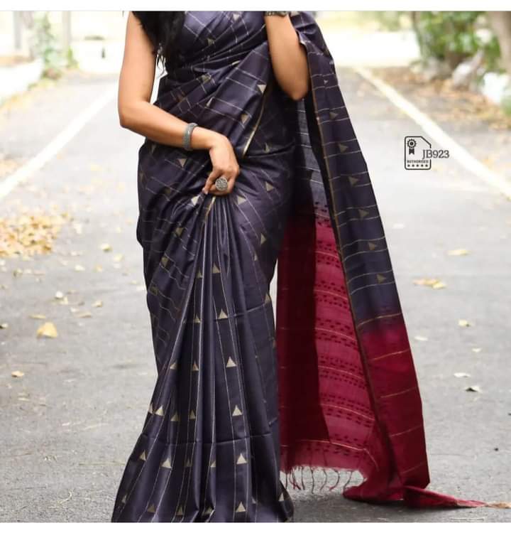 Ujwala |  Bhagalpur Katan Silk Saree