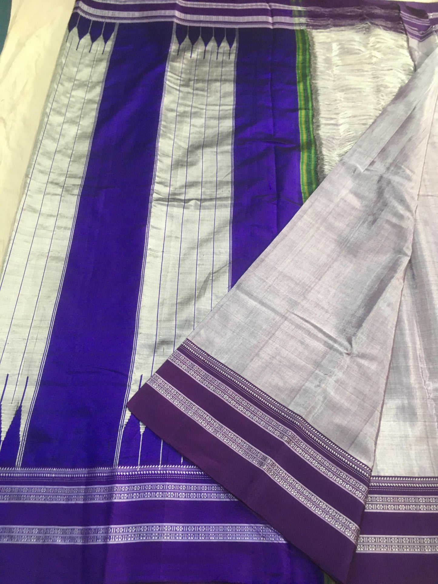 Amrita | Ilkal sarees in Viscose with pure silk pallu