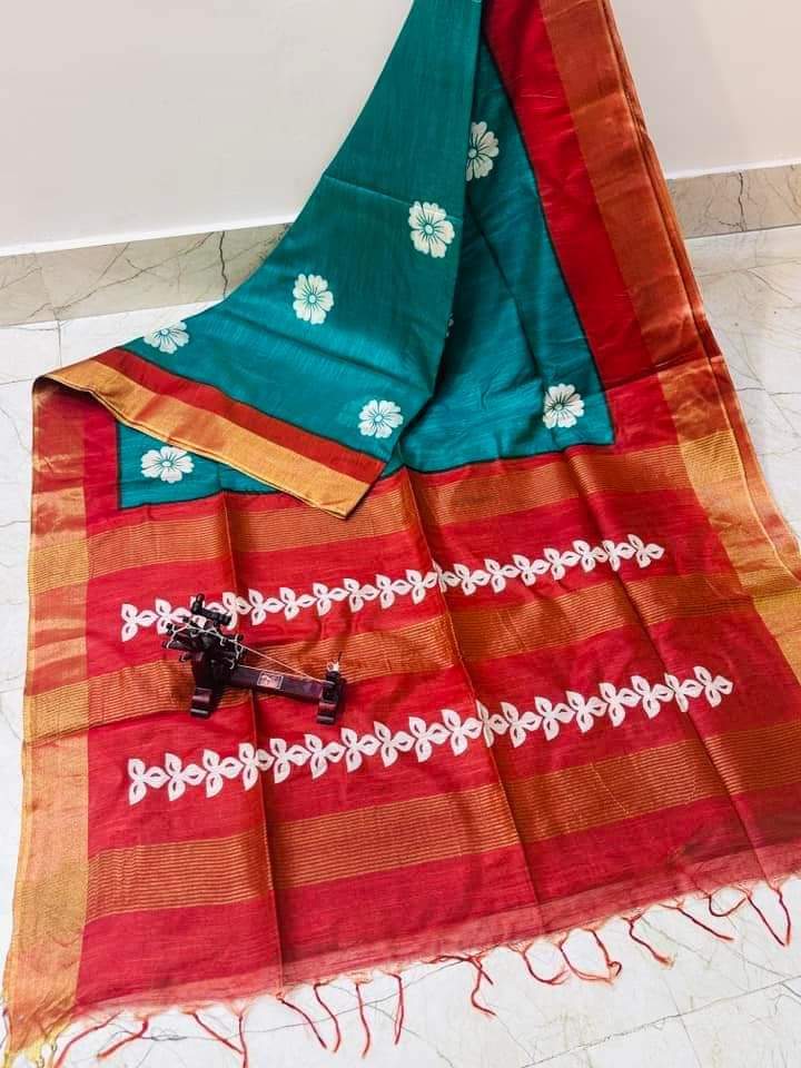 Jhalak | JAYSHREE SILK SAREE WITH BEAUTIFUL SCREEN PRINT