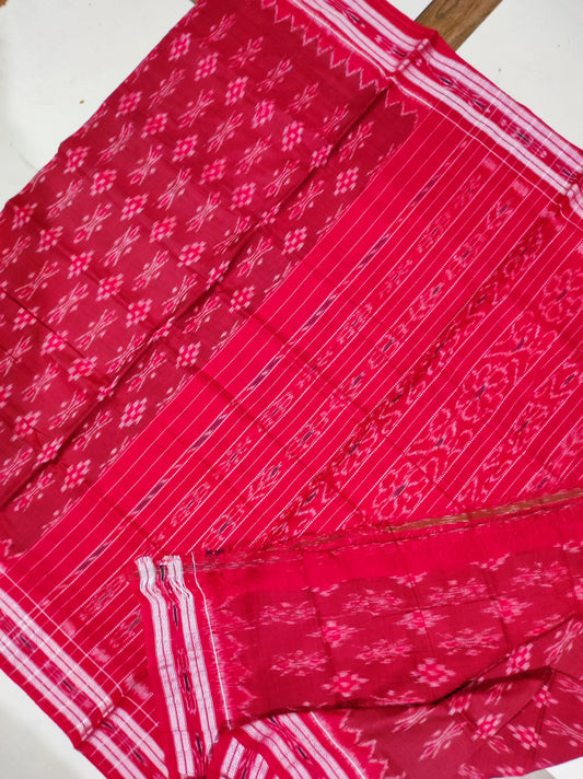 Lekha | Body bandha  design handloom cotton saree