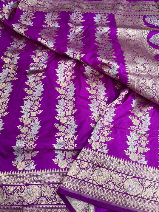 Amisha | HANDLOOM BANARSI PURE KATAN SILK SAREE