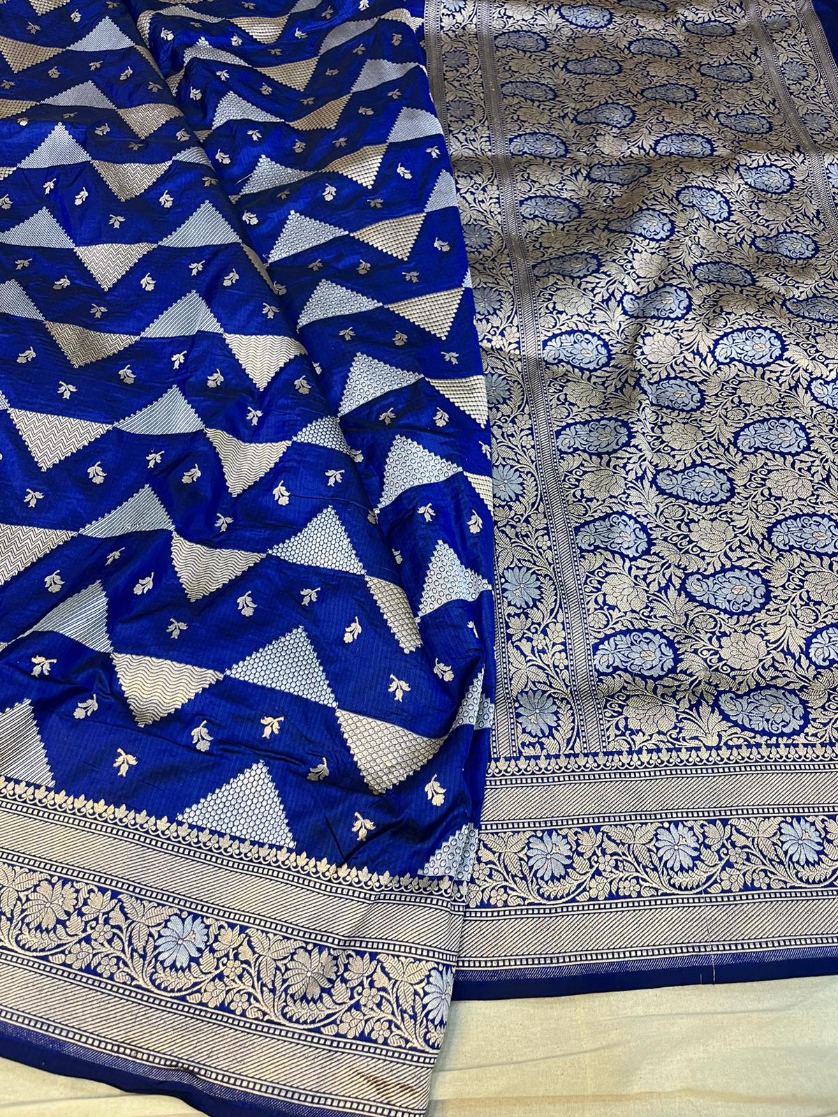 Asha | HANDLOOM BANARSI PURE KATAN SILK SAREE