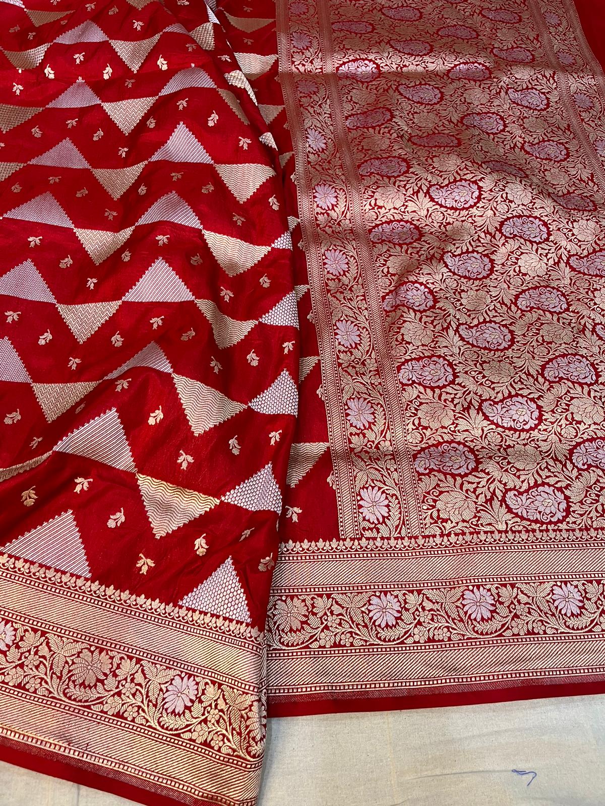 Anaisha | HANDLOOM BANARSI PURE KATAN SILK SAREE