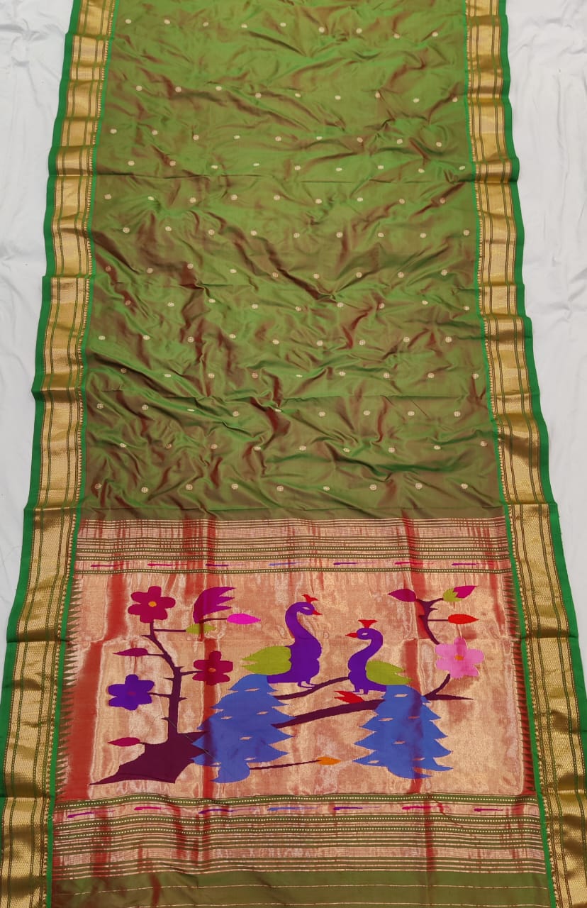 Gardenbes | pure silk handloom paithani