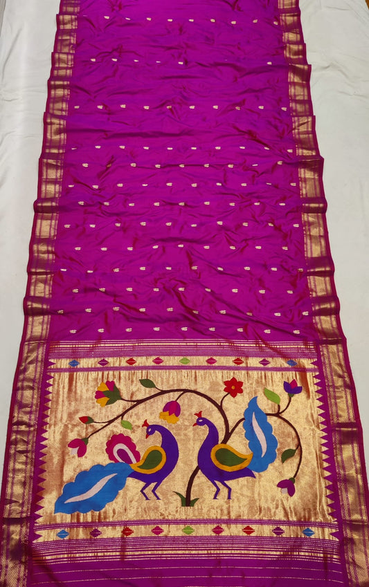 Chaman | FANCY PALLU PAITHANI SAREE