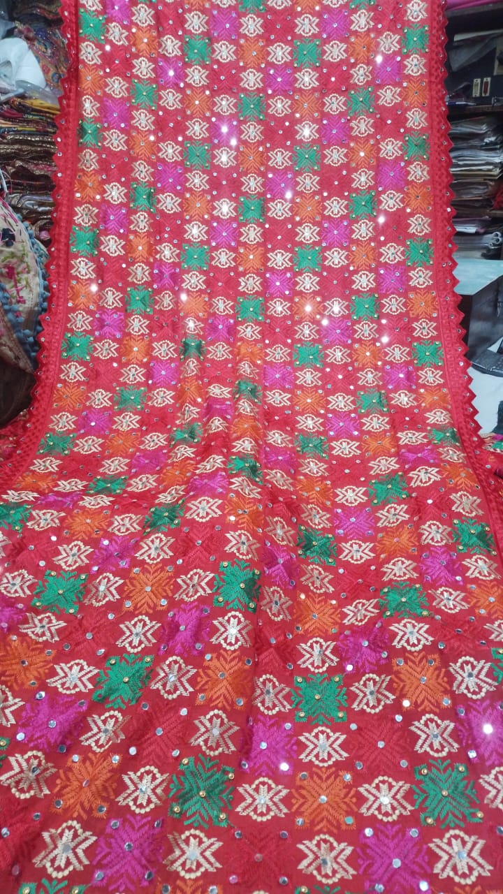 Adya | Phulkari Dupattas Handmade