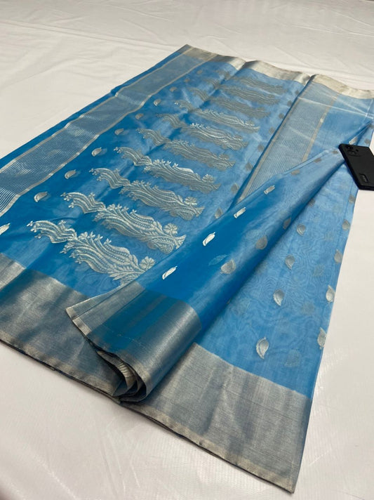 Jharana | Katan Silk Chanderi Saree