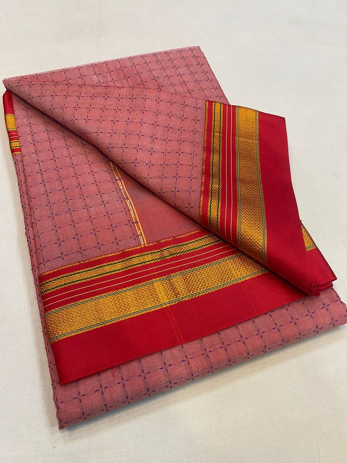 Tamanna | Chukki Star Ilkal and Art silk With Cotton Saree