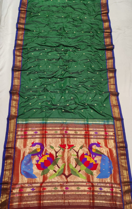 Rohini | Yeola Fancy Paithani Pure Silk Handloom Saree