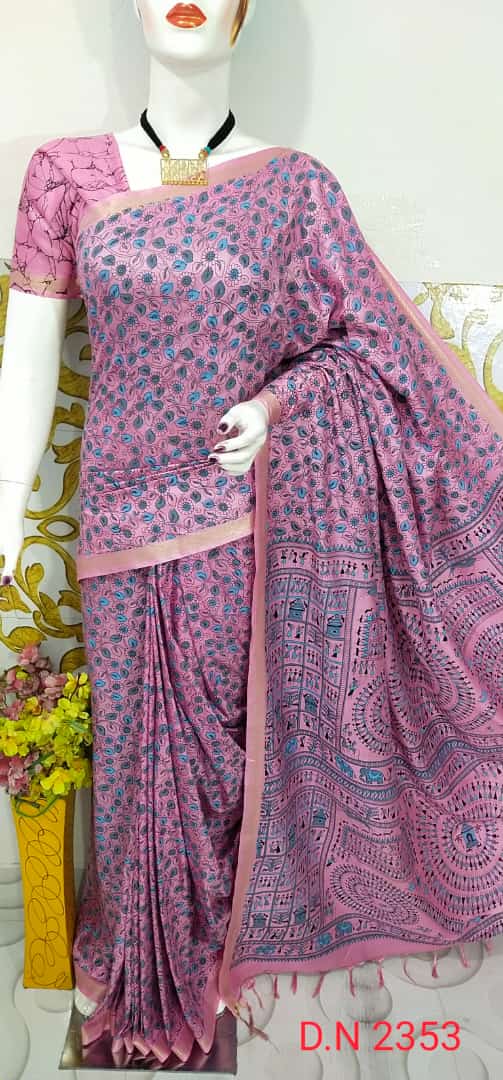 Vinaya | SCREEN PRINT SAREE