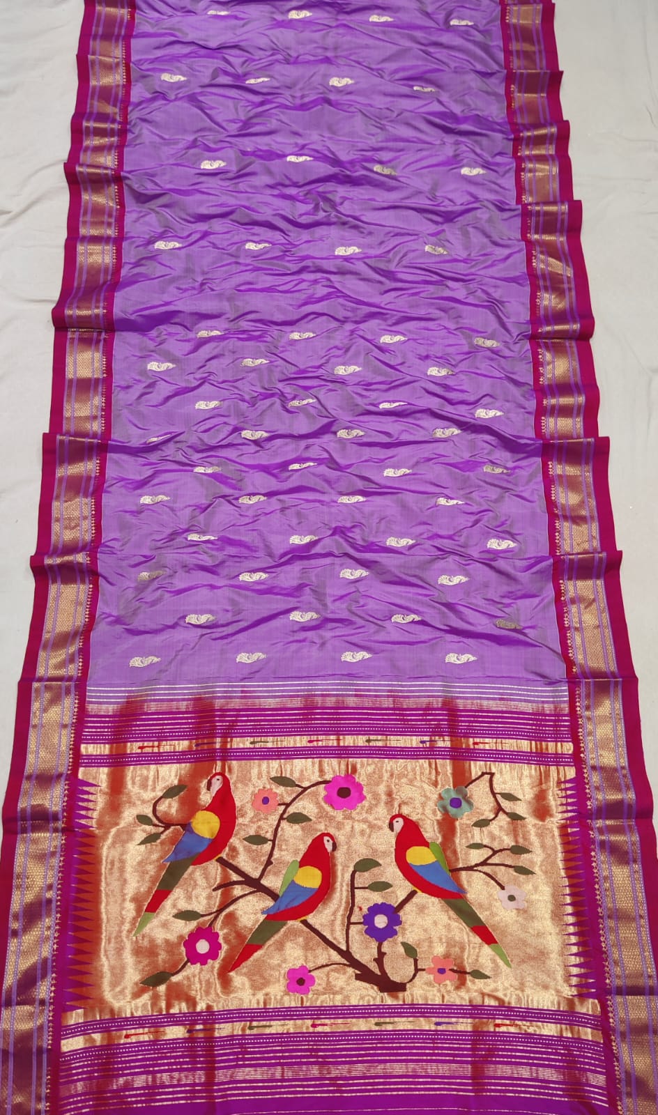 Reenu | Yeola Fancy Paithani Pure Silk Handloom Saree