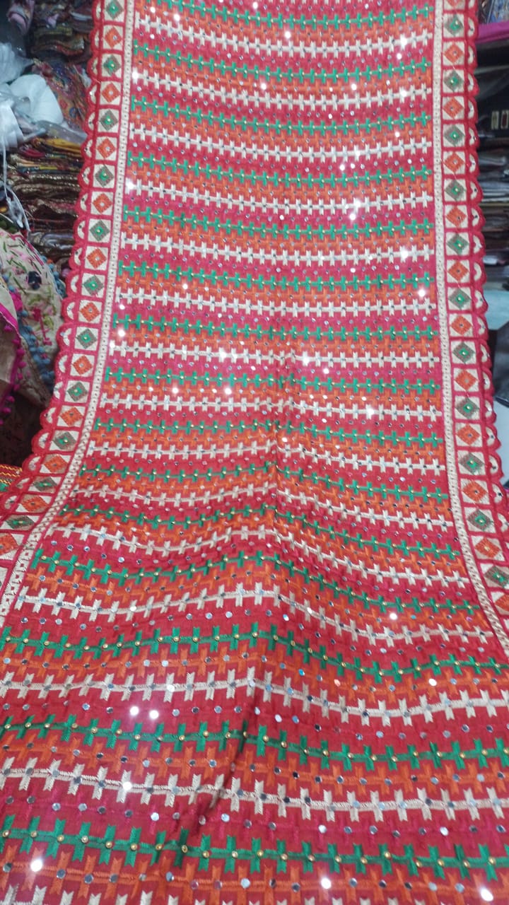 Amrita | Phulkari Dupattas Handmade