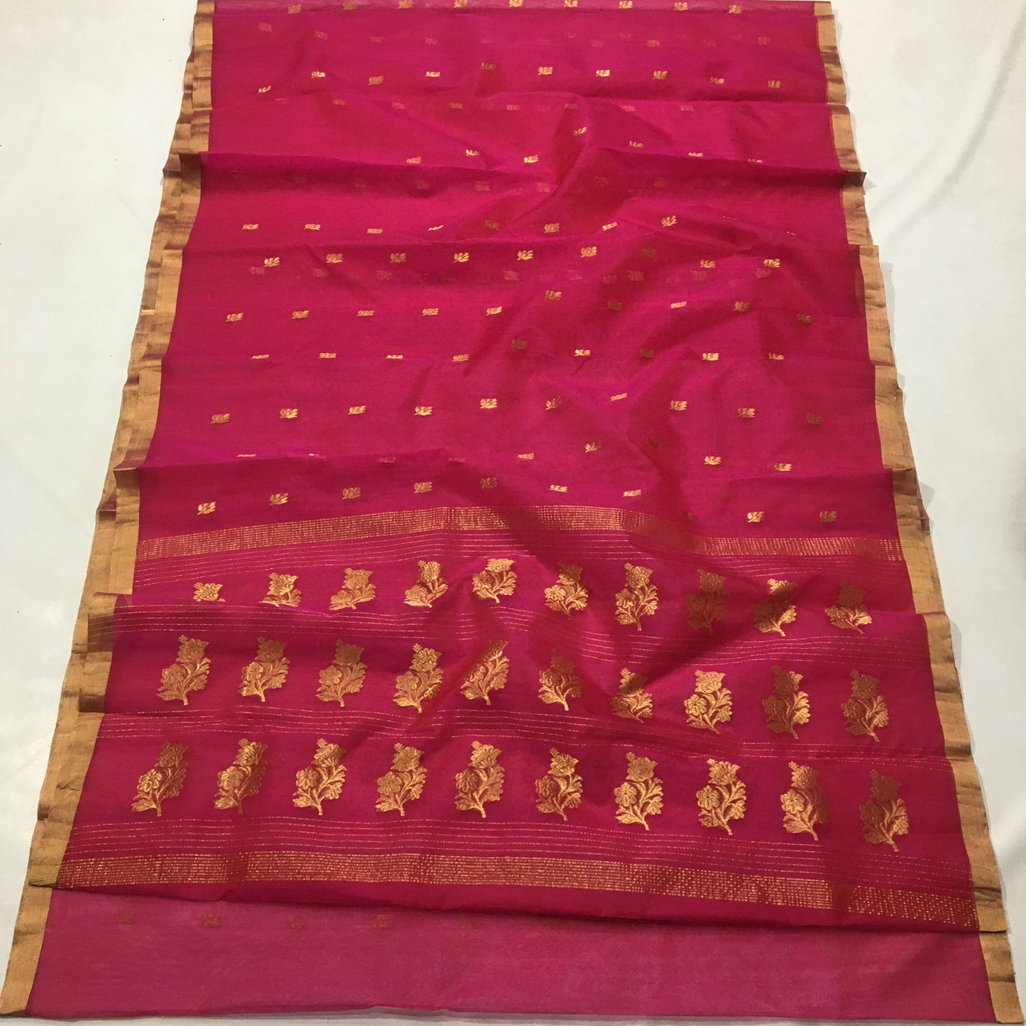 Kajjanbai | Katan Silk Chanderi Saree