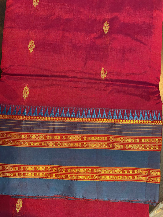 Au | Narayanpeth Pure Silk Saree