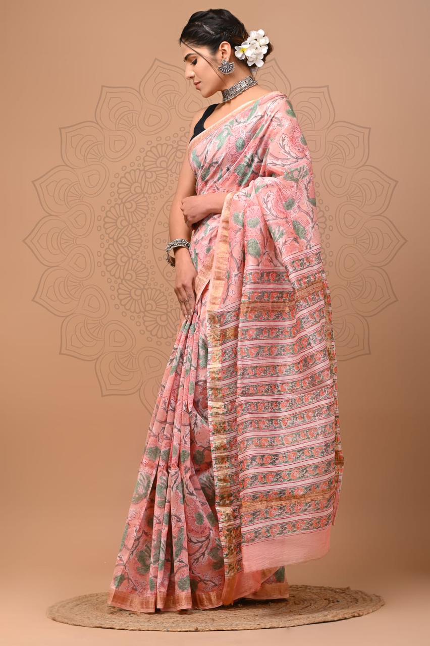 Phool | maheswari silk saree with floral prints