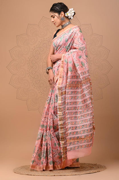 Phool | maheswari silk saree with floral prints