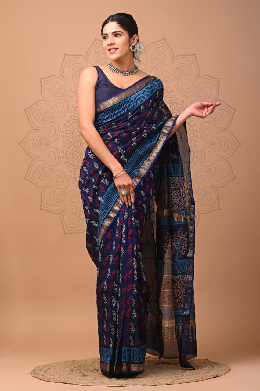 Phool | maheswari silk saree with floral prints