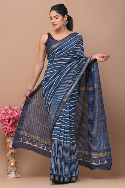 Lines | maheswari silk saree with floral prints