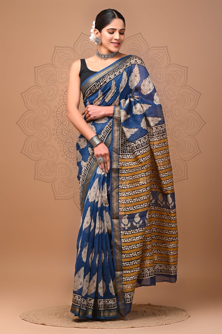 Dheet | maheswari silk saree with bold prints