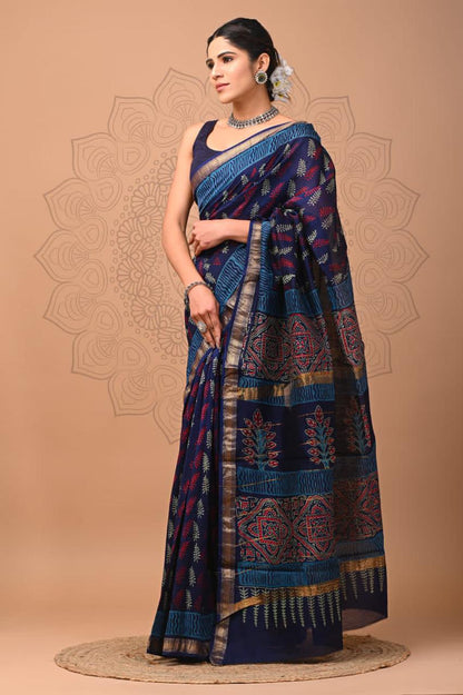 Phool | maheswari silk saree with floral prints