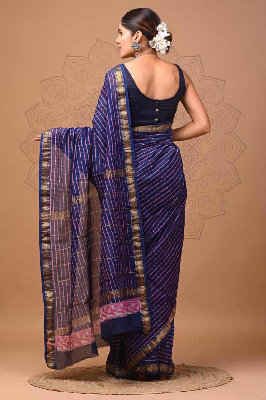 Lines | maheswari silk saree with floral prints