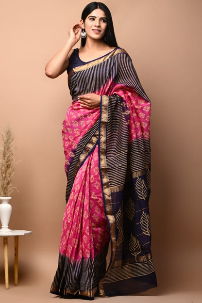 Aanchal | maheswari silk saree