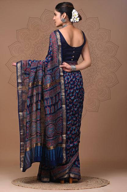 Phool | maheswari silk saree with floral prints