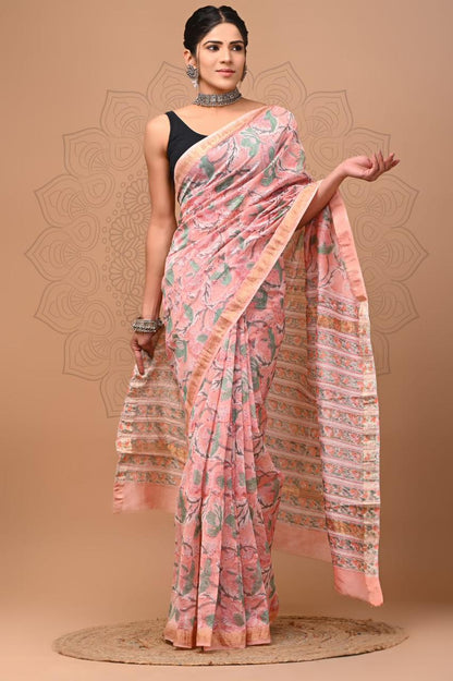 Phool | maheswari silk saree with floral prints