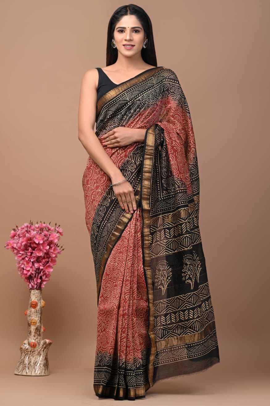 Aanchal | maheswari silk saree