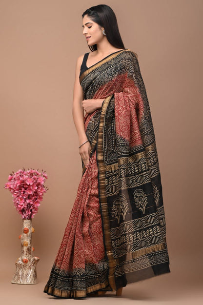 Aanchal | maheswari silk saree