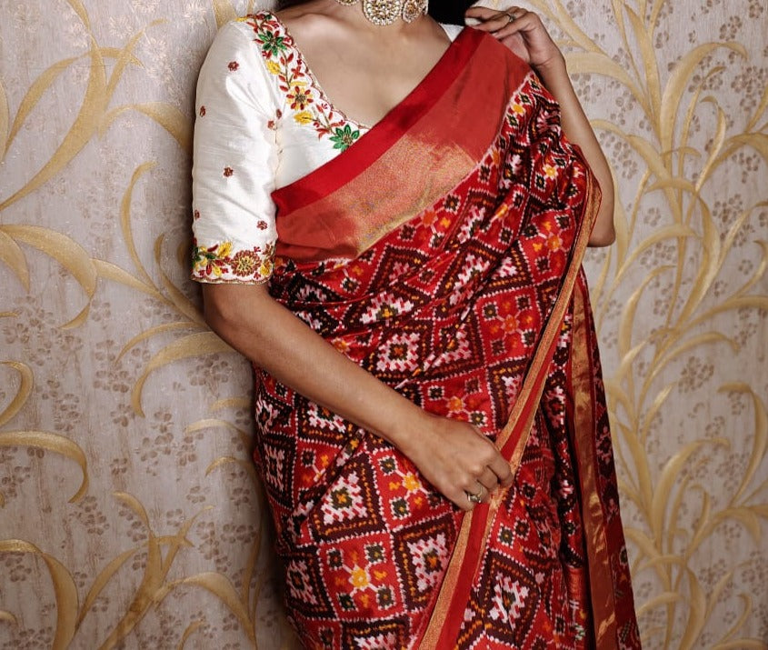 Rajasthani patola saree