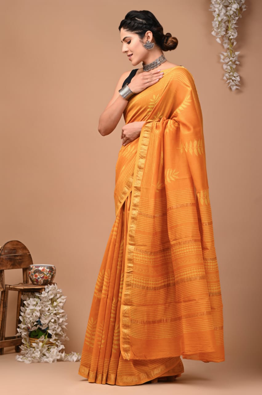 Colourful Maheshwari saree