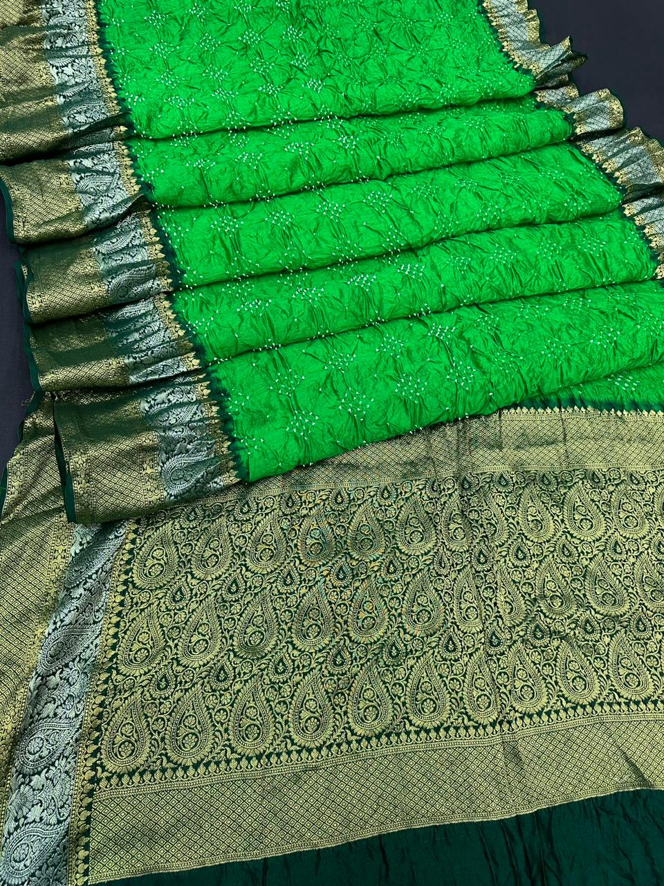 Kanjivaram x Rai Bandhej saree