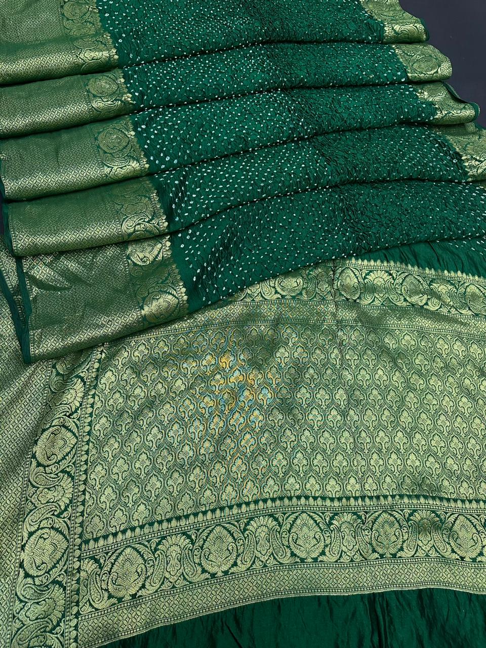 Kanjivaram x Rai Bandhej saree