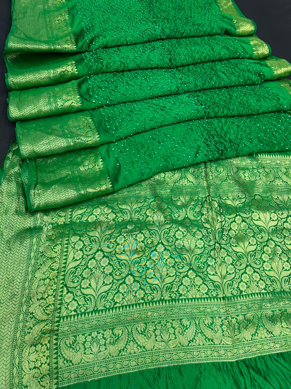 Kanjivaram x Rai Bandhej saree