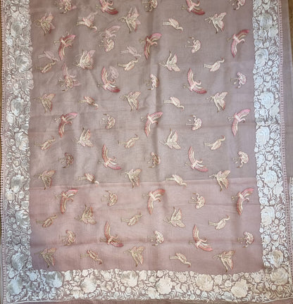 Maraal | organza silk parsi gara