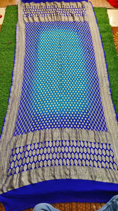 Neem zari dupatta