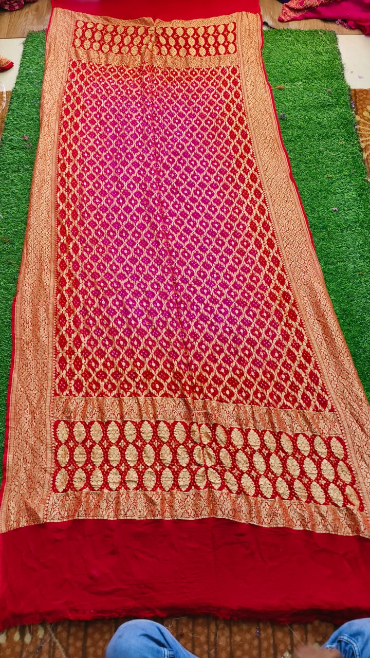 Neem zari dupatta