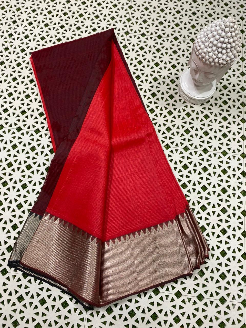 Kavitvam | handloom mangalgiri pattu sarees